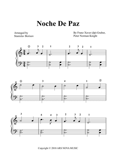 Noche De Paz (arr. Stanislav Borisov)