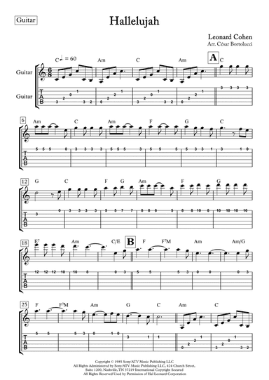 Hallelujah (arr. César Bortolucci)