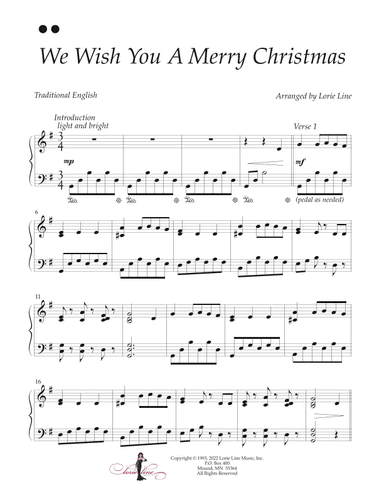 We Wish You A Merry Christmas (from Sharing The Season II) (arr. Lorie Line)