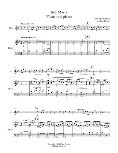 Ave Maria (arr. Jane Frasier)