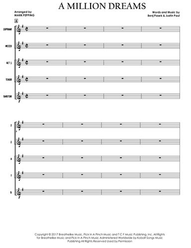 A Million Dreams (arr. Mark Pepping)