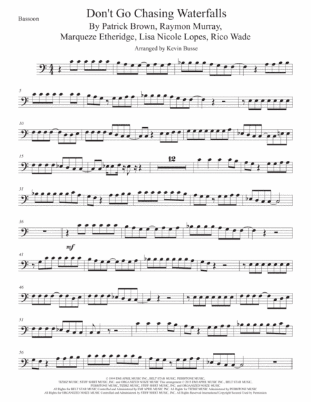 Waterfalls (arr. Kevin Busse)