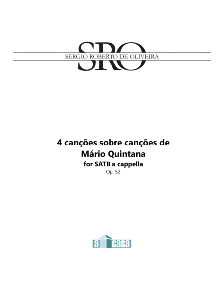 4 cancoes sobre cancoes de Mario Quintana