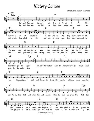 Victory Garden - Lead Sheet