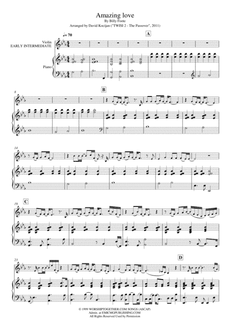 You Are My King (amazing Love) (arr. David Kocijan)