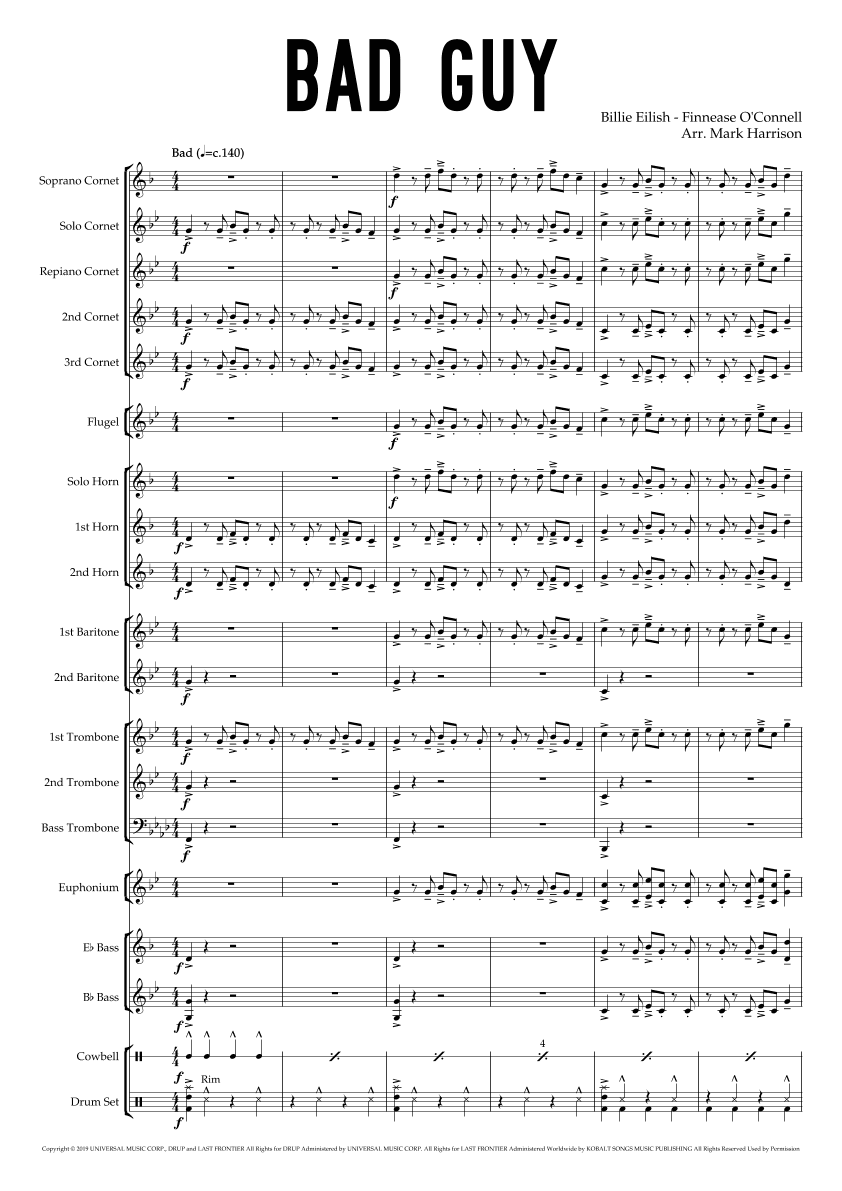 Bad Guy (arr. Mark Harrison)