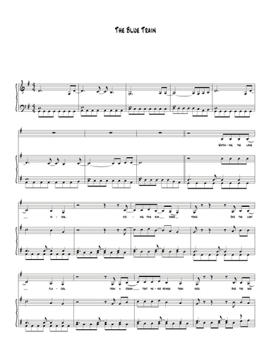 The Blue Train (arr. Biegler)