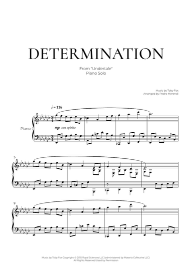 Determination (arr. Pedro Merendi)