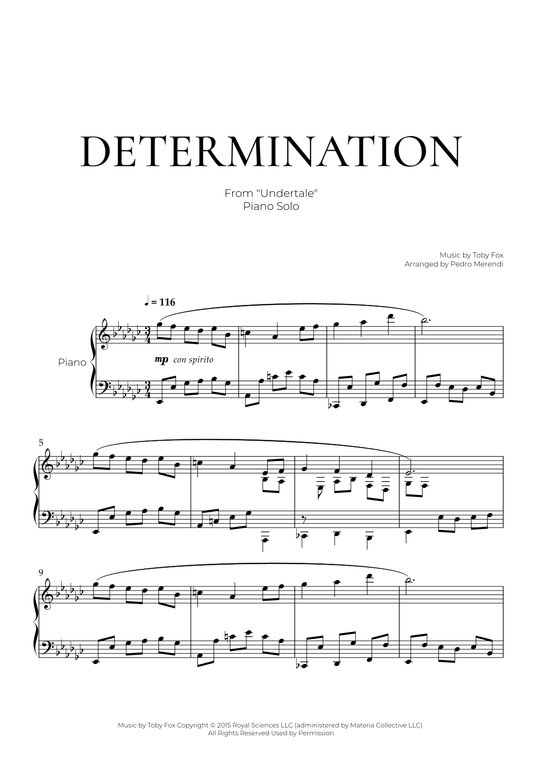 Determination (arr. Pedro Merendi)