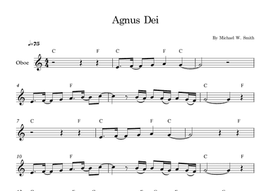 Agnus Dei (arr. E.P)