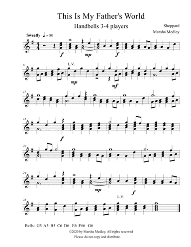 This Is My Father's World (arr. Marsha Medley)