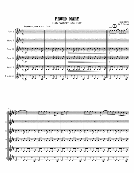 Proud Mary (arr. Sean Sullivan)