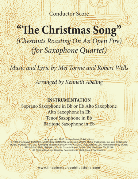 The Christmas Song (Chestnuts Roasting On An Open Fire) (arr. Kenneth Abeling)
