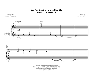 You've Got A Friend In Me (arr. Maria Colletti)