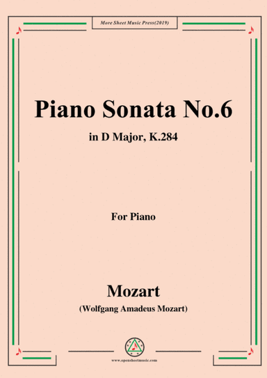 Mozart-Piano Sonata No.6 in D Major,K.284 (arr. MSM)