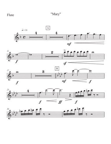 Mary Prelude for Concert Band (Set of Parts)