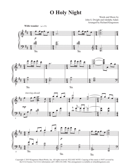 O Holy Night (arr. Richard Kingsmore)