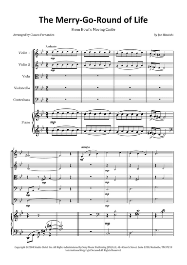 Merry-go-round Of Life (arr. Glauco Fernandes)
