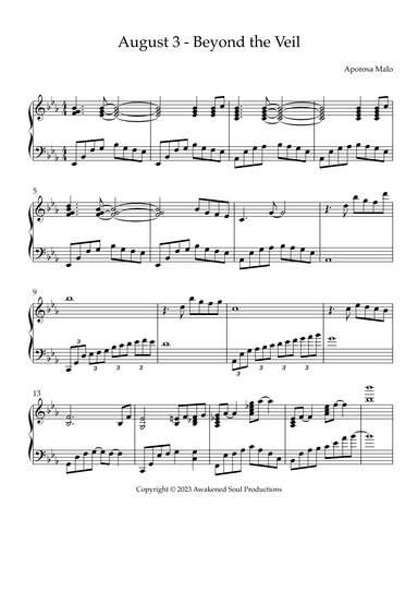 August 3 - Beyond the Veil