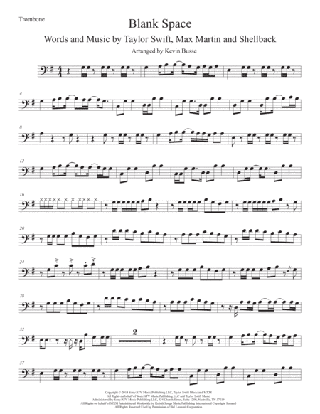 Blank Space (arr. Kevin Busse)