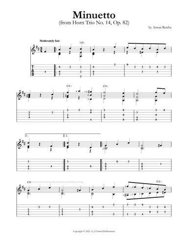 Minuetto (from Horn Trio No. 14, Op. 82) (arr. Mark Phillips)