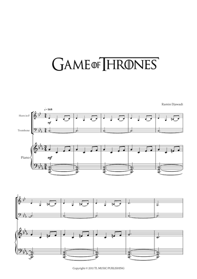 Game Of Thrones (arr. Cadenza Editions)