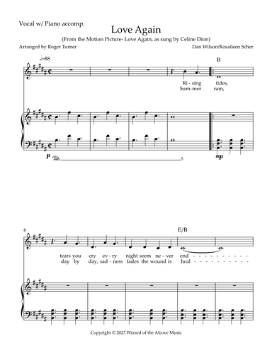 Love Again (arr. Roger Turner)