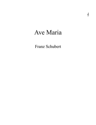 Ave Maria by Franz Schubert - an Easter Selection. string quintet or quartet or orchestra with solo (arr. Harris Shilakowsky)