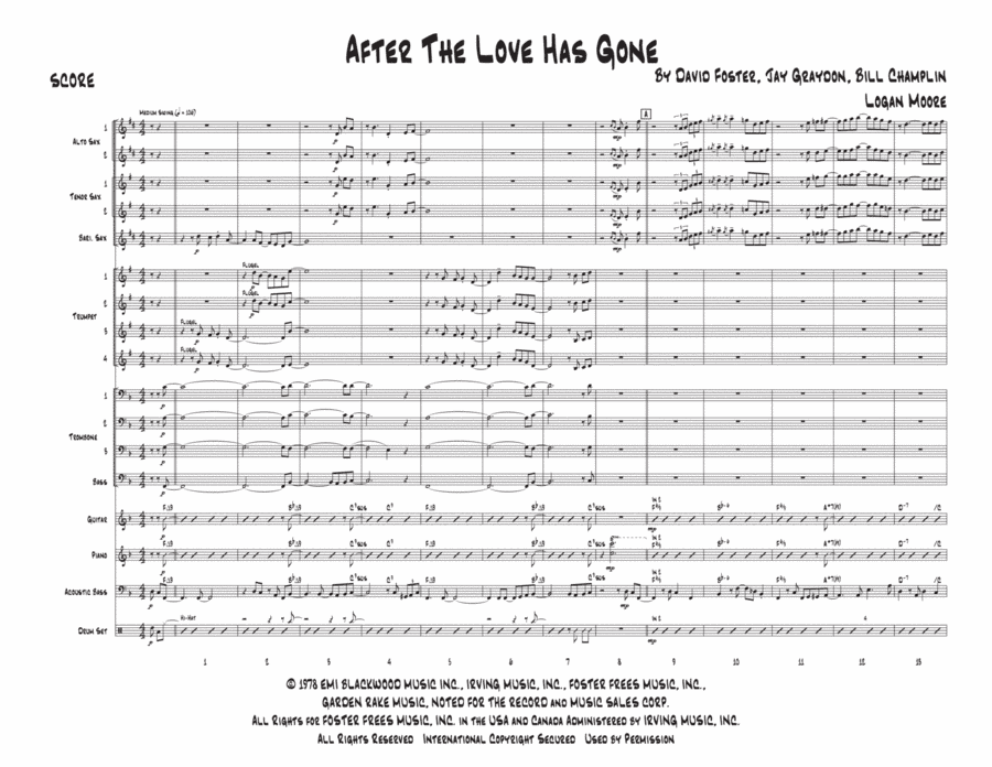 After The Love Has Gone (arr. Logan Moore)