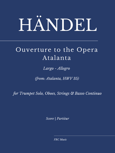 Händel: Atalanta, HWV 35: Ouverture. Largo - Allegro as played by Alison Balson and Trevor Pinnock. (arr. Flavio Regis Cunha)