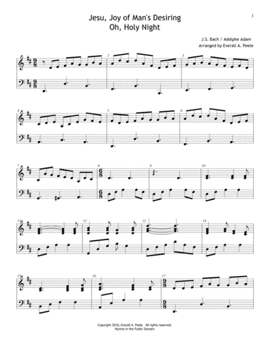 Jesu Joy of Man's Desiring with O Holy Night (arr. Everall A. Peele)