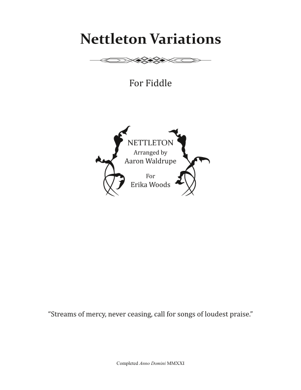 Nettleton Variations - for Fiddle (arr. Aaron Waldrupe)