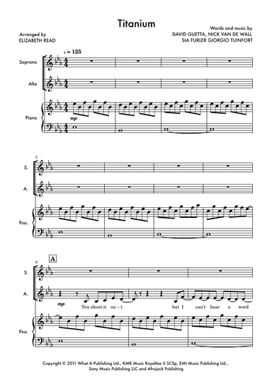 Titanium (arr. Elizabeth Read)