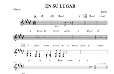 En Su Lugar (arr. Mateo Aguilar)