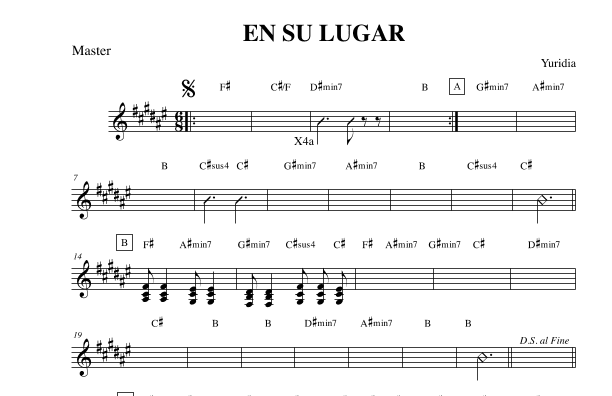 En Su Lugar (arr. Mateo Aguilar)