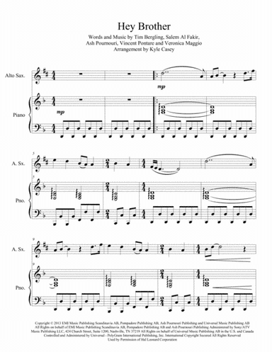 Hey Brother (arr. Kyle Casey)
