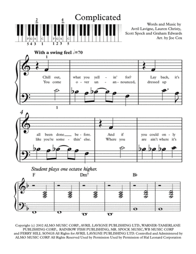 Complicated (arr. Joe Cox)