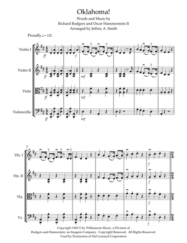 Oklahoma (arr. Jeffrey A. Smith)