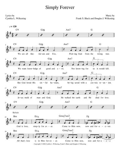 Simply Forever - Lead Sheet