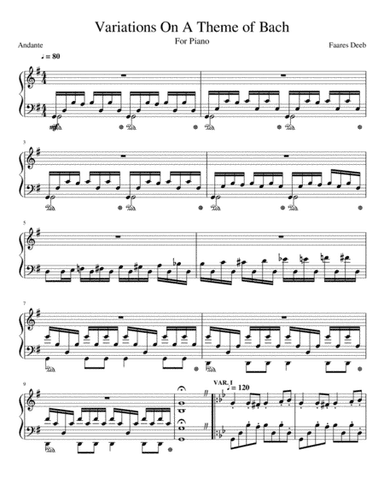 Variations On A Theme of Bach