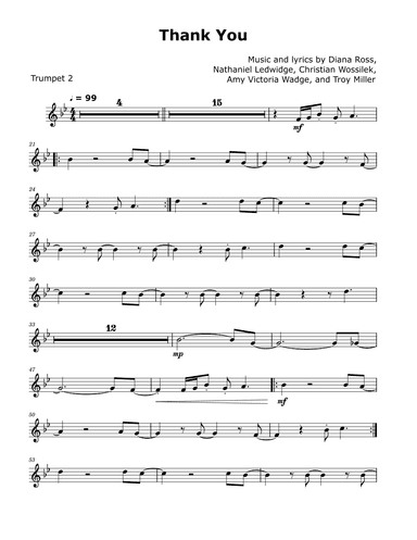 Thank You (arr. David Lartey)