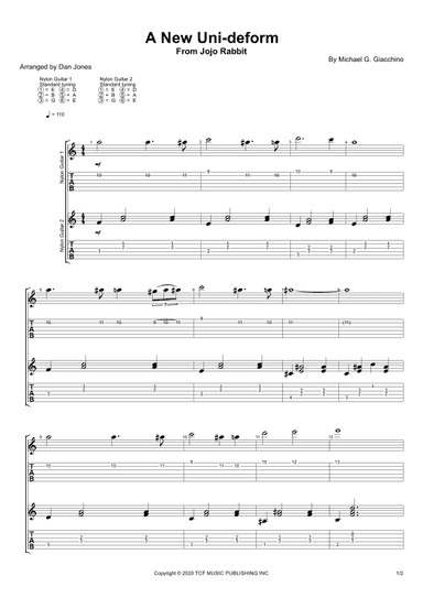 A New Uni-deform (arr. Dan Jones)