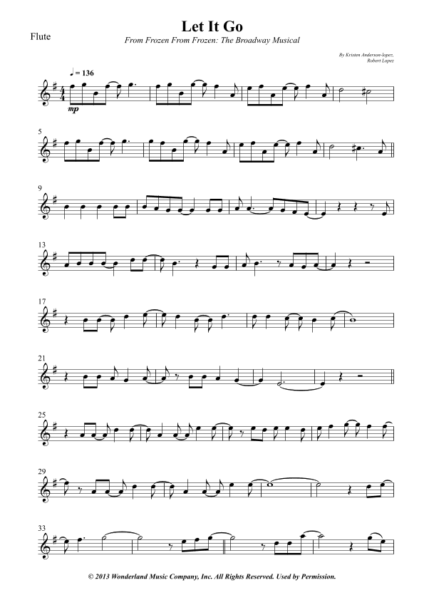 Let It Go (arr. Wesley S. SIlva)