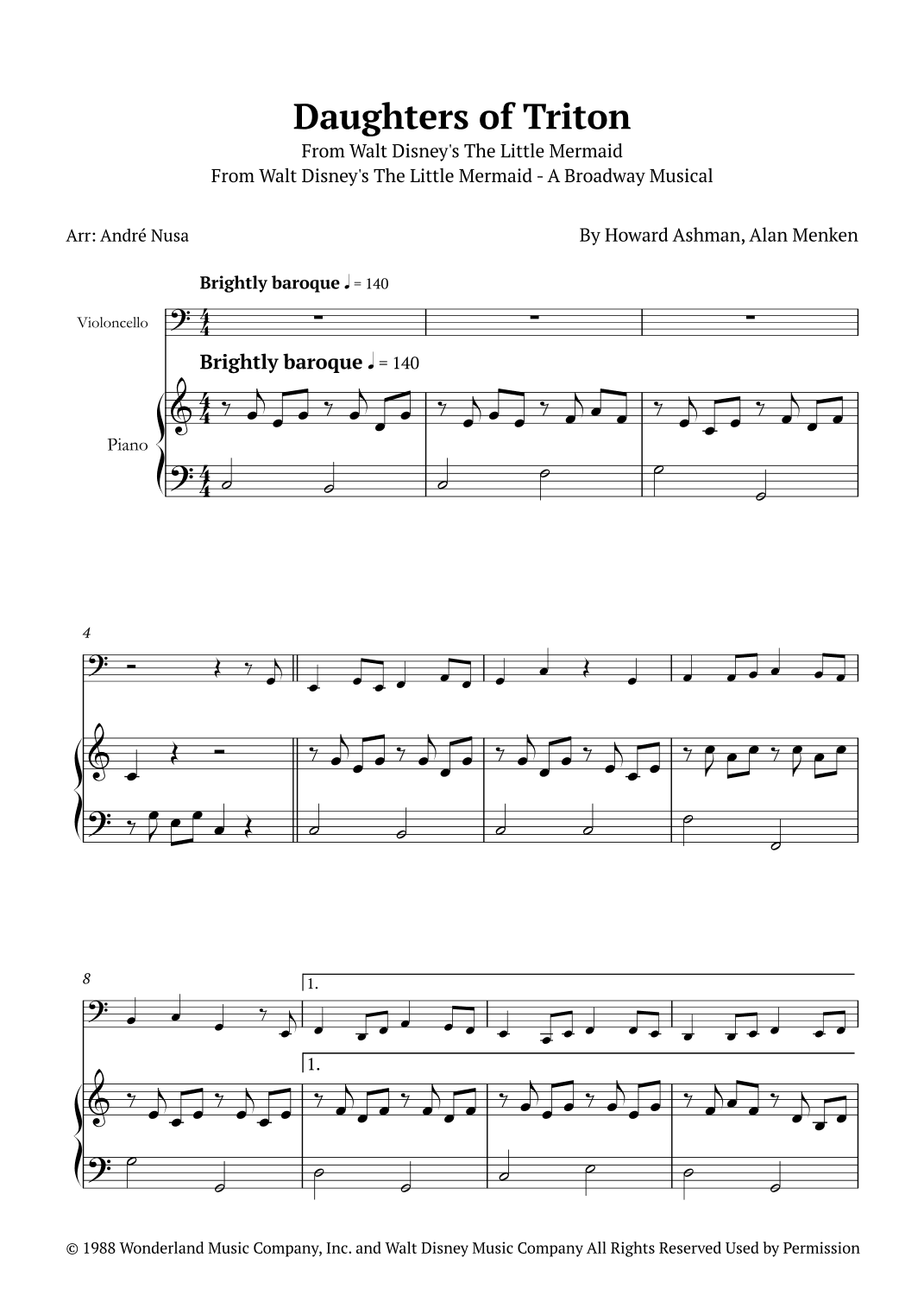 Daughters Of Triton (arr. André Nusa)