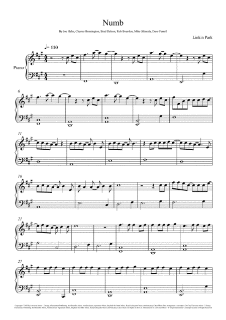 Numb (arr. André Laitano)
