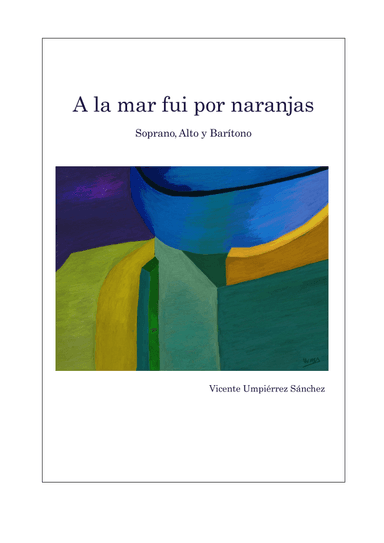A la mar fui por naranjas (arr. Vicente Umpiérrez Sánchez)