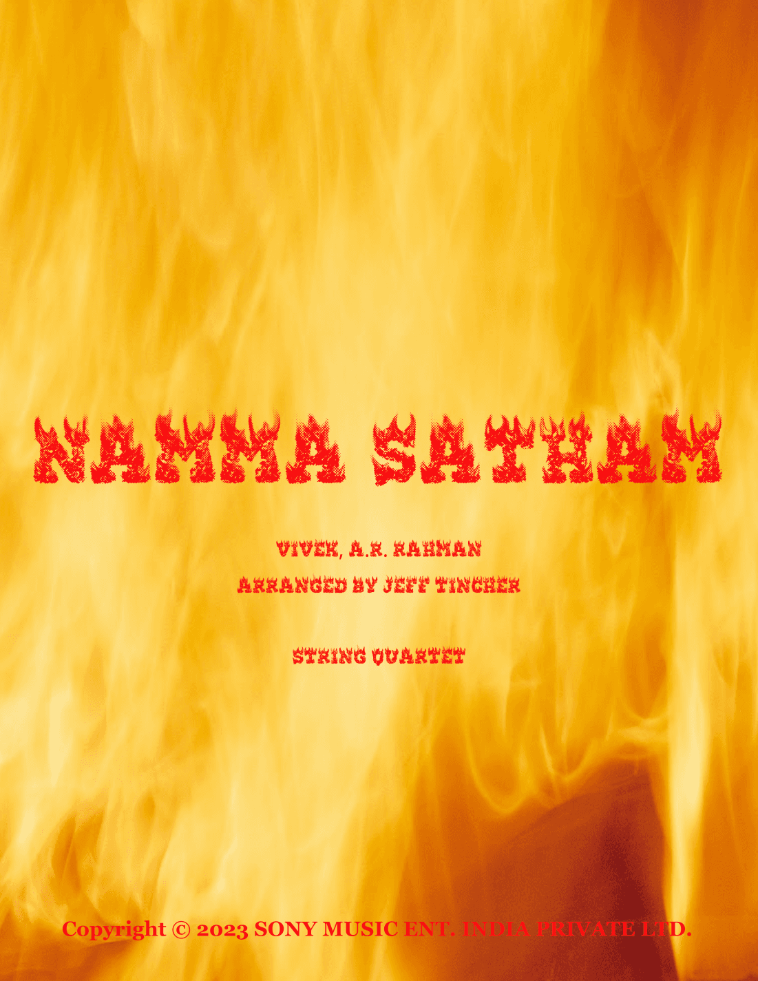 Namma Satham (arr. Jeff Tincher)