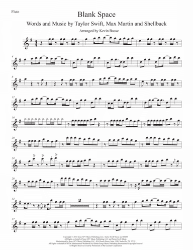 Blank Space (arr. Kevin Busse)