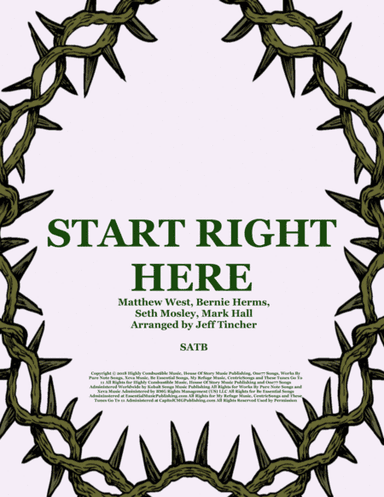 Start Right Here (arr. Jeff Tincher)