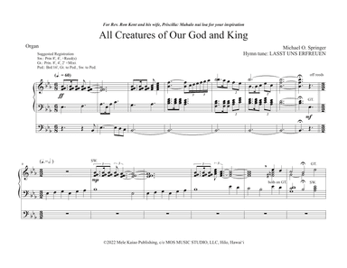 All Creatures of Our God and King (LASST UNS ERFREUEN) (arr. Michael O. Springer)